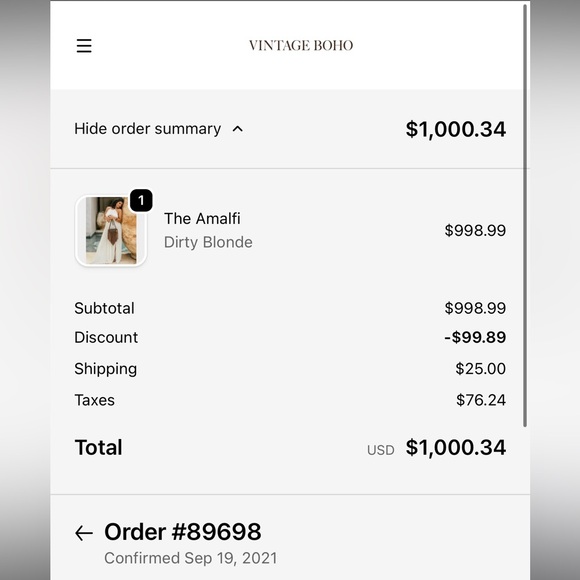 Vintage Boho Bag LV Fringe Crossbody “The Amalfi” - Picture 8 of 8